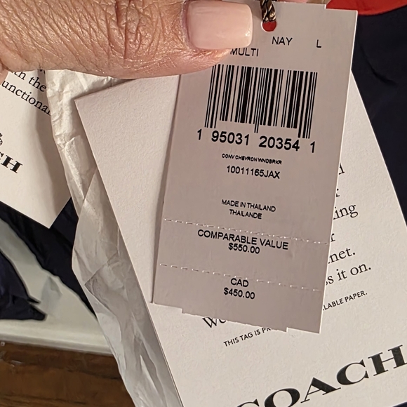 NWT COACH JACKET SIZE LARGE - Picture 4 of 11